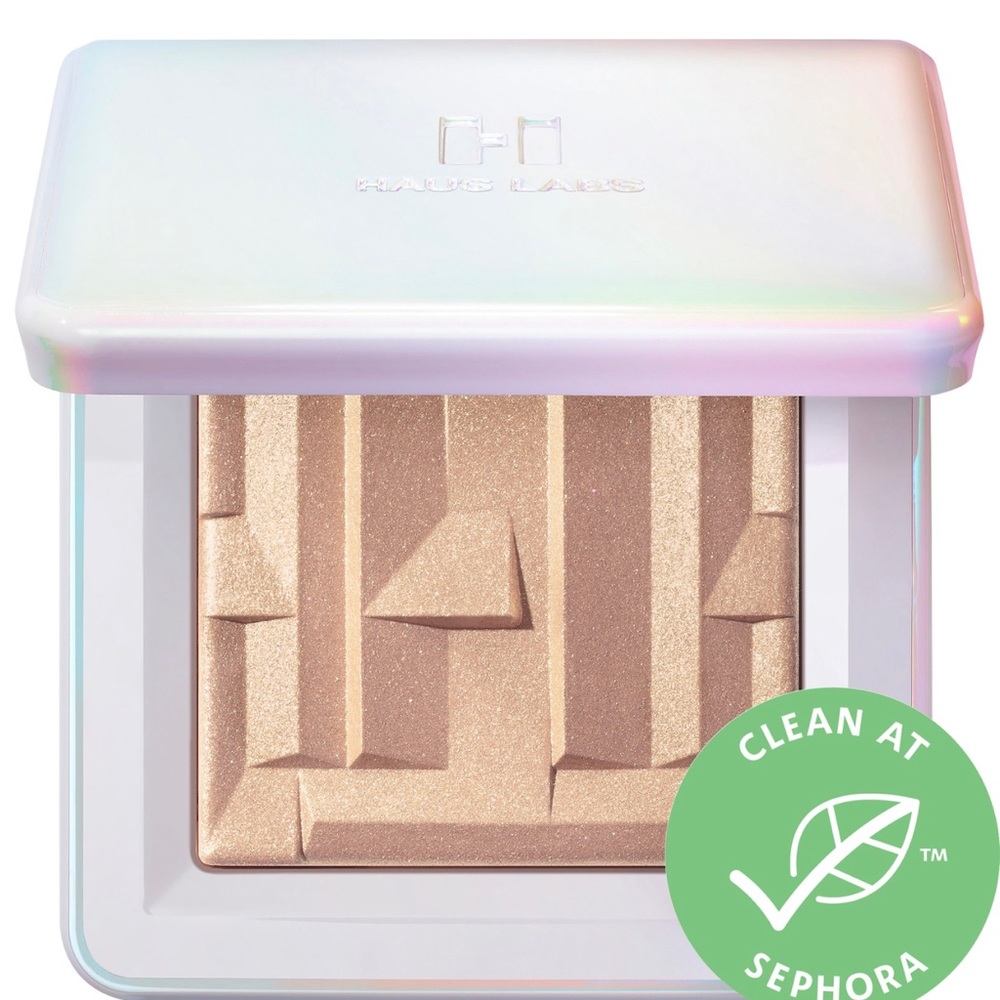 Haus Labs Bio Radiant Gel-Powder Highlighter, shade Sunstone, used